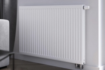 Domestic panel radiators made from mild steel. Dip coated waterborne primer has been powder paint top coated.