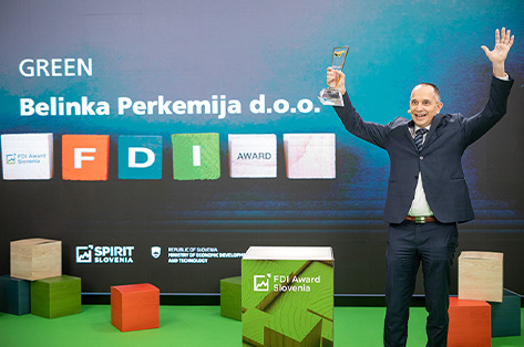 The FDI Award Slovenia 2020 was given to Franci Stele, Managing Director of Belinka Perkemija, d. o. o.