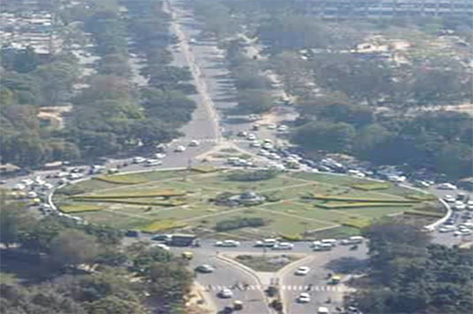 Images: Top View of Matka Chowk, Chandigarh (India)