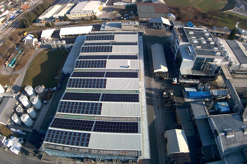 First solar power plant in Preska, Medvode in Slovenia