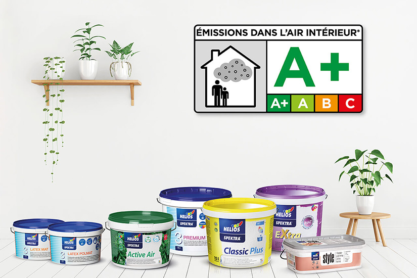 Spektra interior wall paints which already proudly hold the A+ classification
